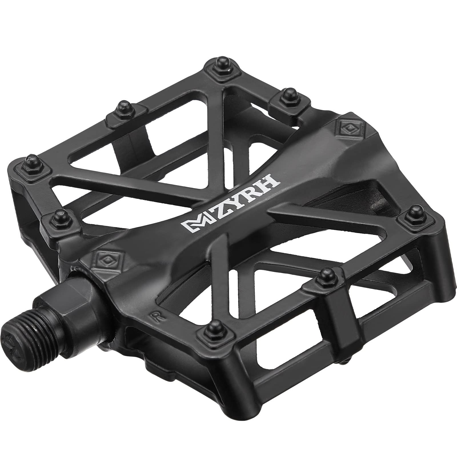 Mountain Bike Pedals MTB Bicycle Flat Pedals, 9/16» CNC Aluminum Durable Sea…