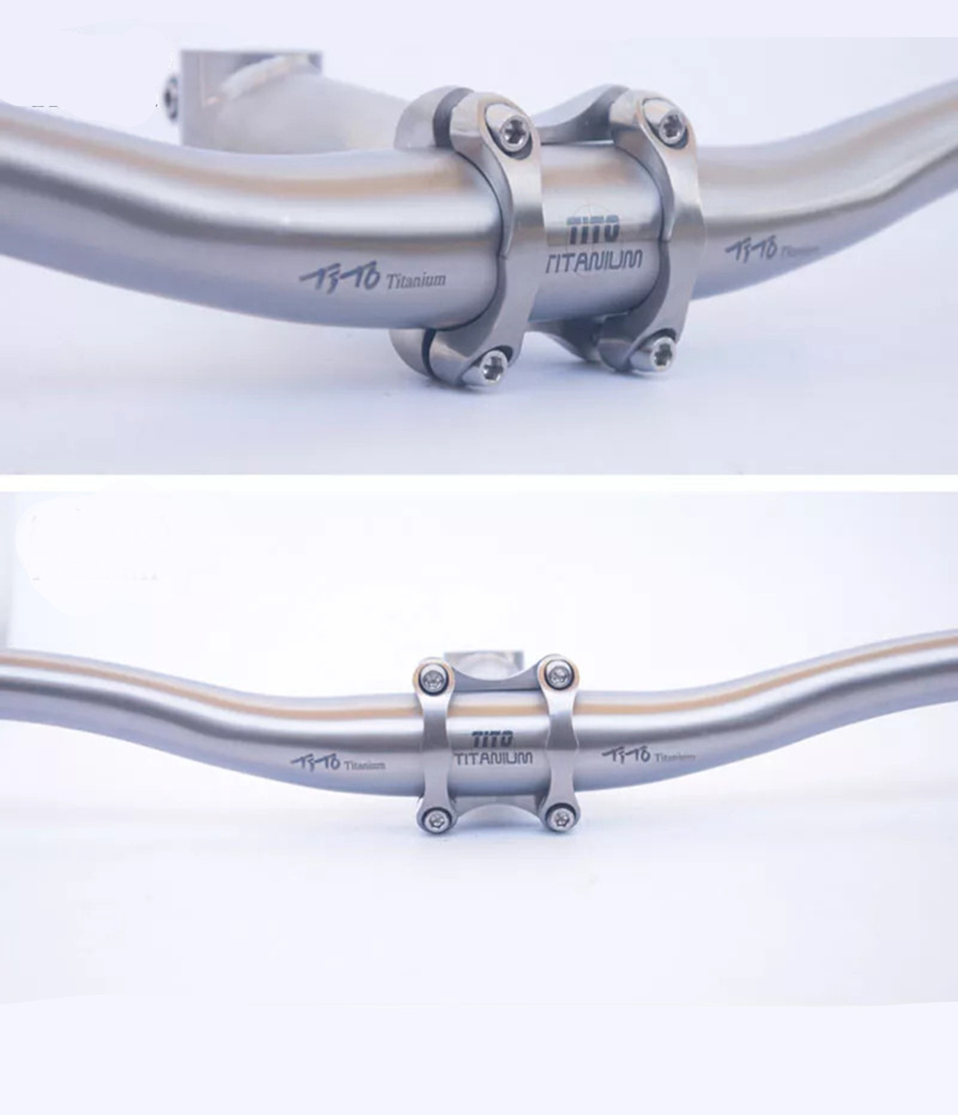aerospace grade 9 titanium riser bar for mountain bike 580-720*31.8mm clamp