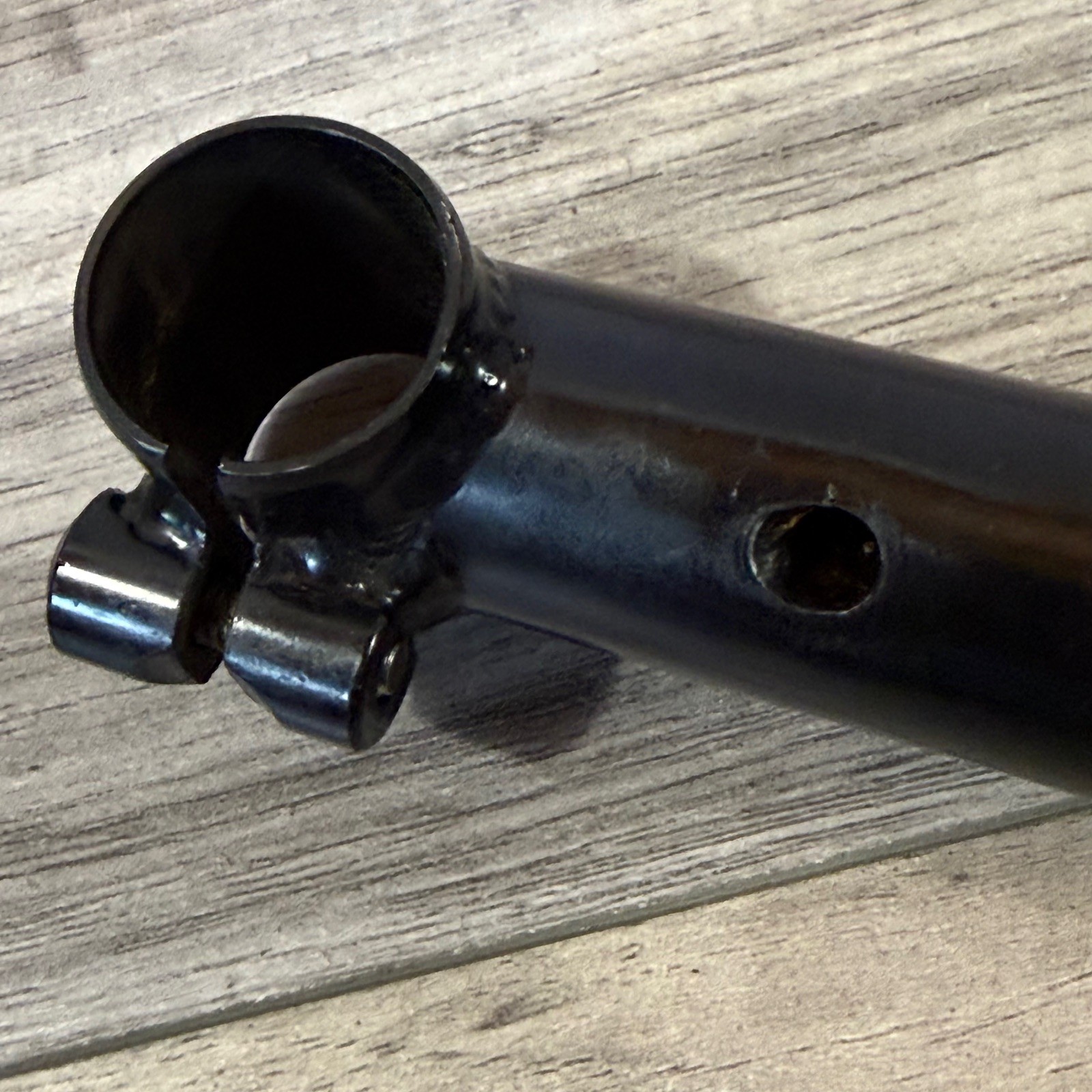 Black Chromoly 1-Inch 22.2 MTB High Rise Quill Stem 135mm 30 Degree 25.4 