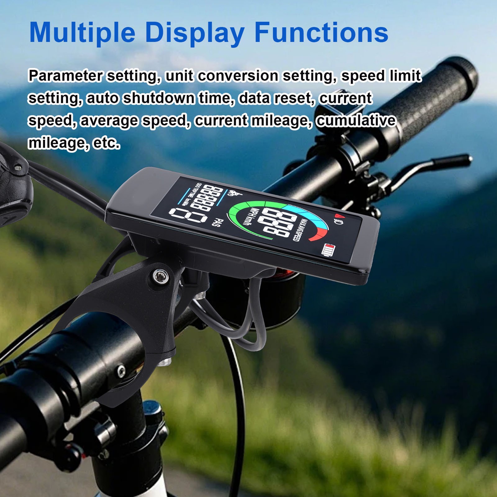 Electric Bike Display Meter Fit For G340 G320 Mid Motor Water Proof BKVJ