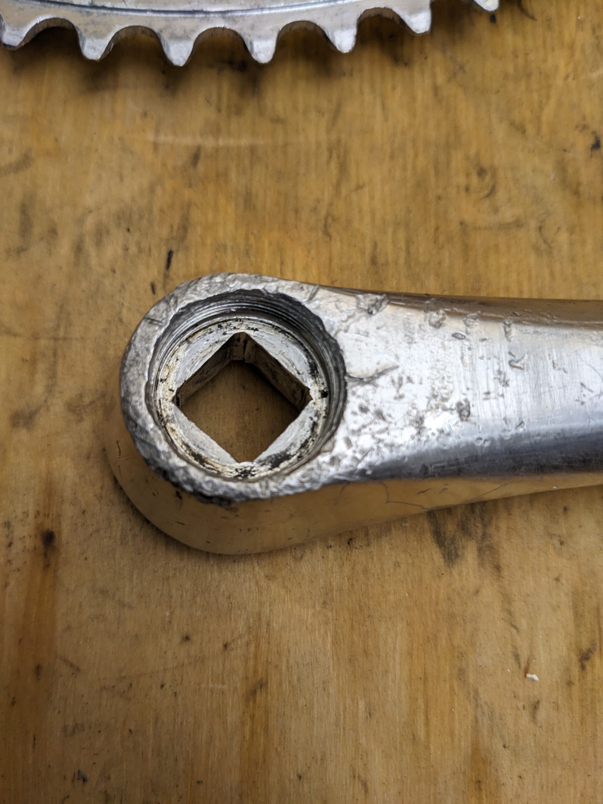 Vintage Stronglight 100 LX 170mm Drive Side Crank Arm Double 86 BCD 9/16 Pedal
