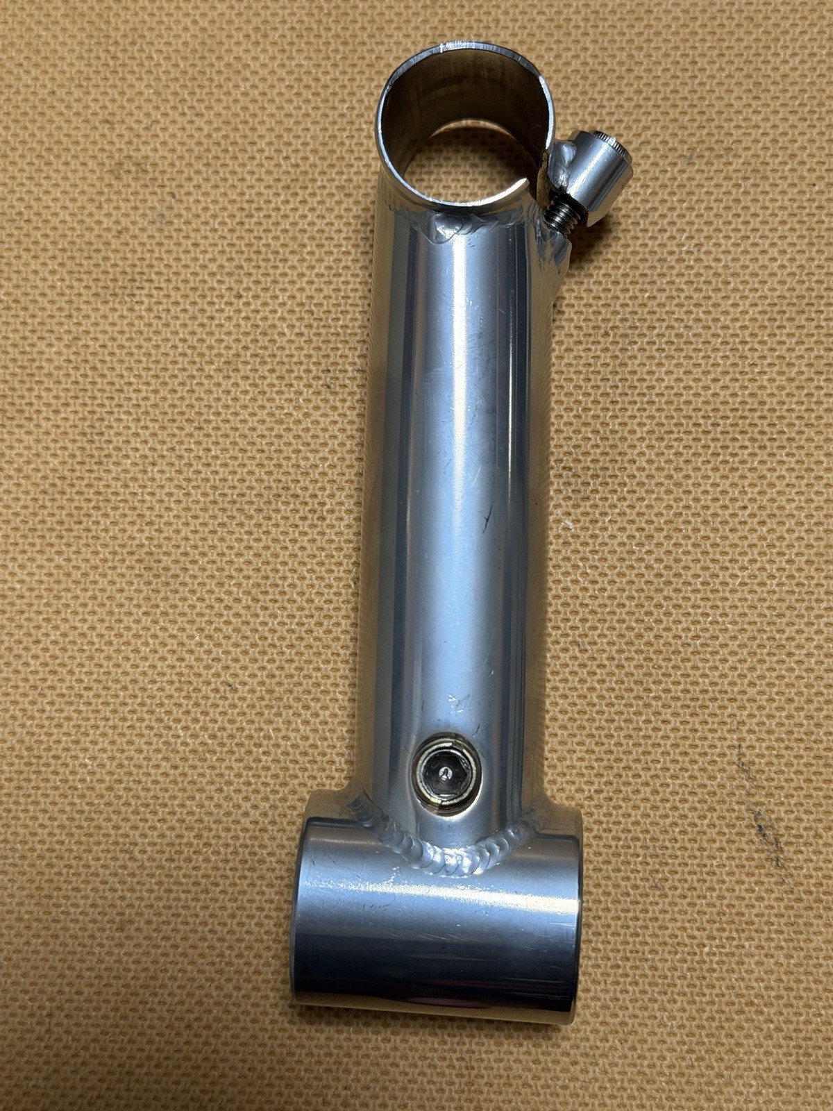 Vintage 1990s Steel Threadless Stem – 1 1/4″ Steerer, 125mm, 25.4mm Clamp