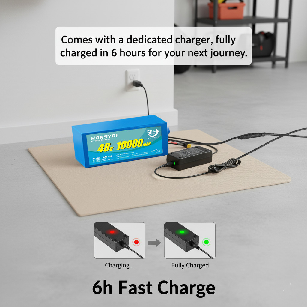 48V 10AH li-ion Battery