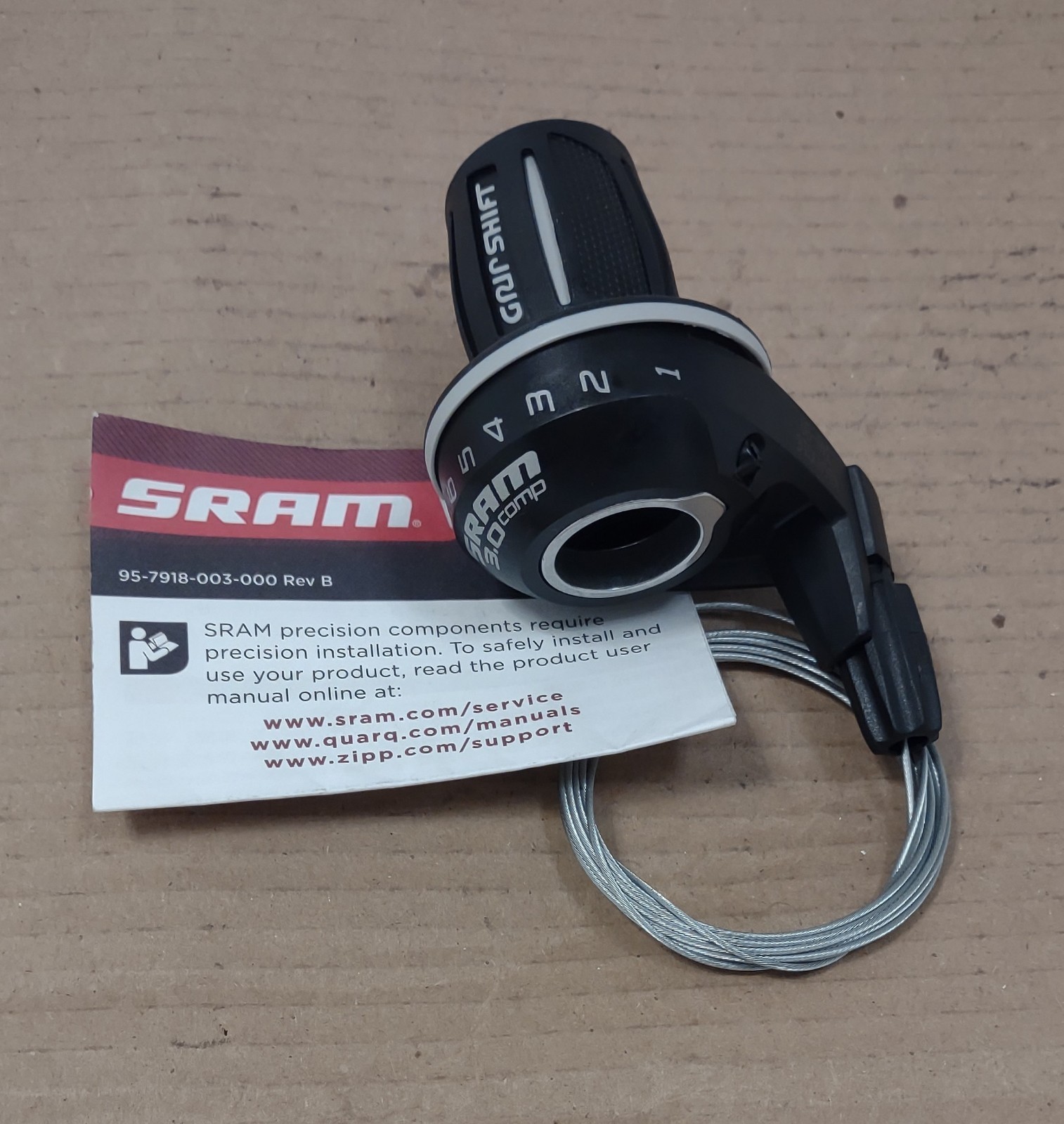 Bike Sram Shifter 3.0 Comp 7 Speed Rear With Cable