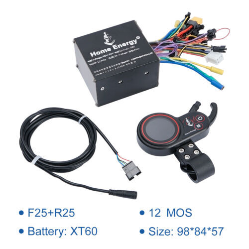 Electric Bicycle Scooter Dual Drive Controller LCD display Kit 48v60v72v 50A