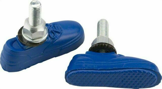 OLD SCHOOL BMX KOOL STOP VANS BRAKE PADS SHOES BLUE