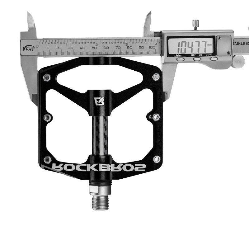 ROCKBROS Bicycle Pedals DU Sealed Bearing Aluminum Alloy Non-Slip Pedals 9/16»