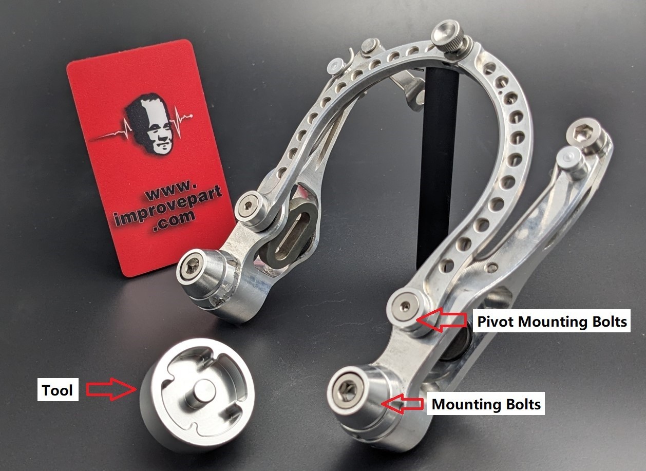 Avid Arch Supreme Titanium Bolt Aluminum Spring Retainer Set Pivot Mount Bolt