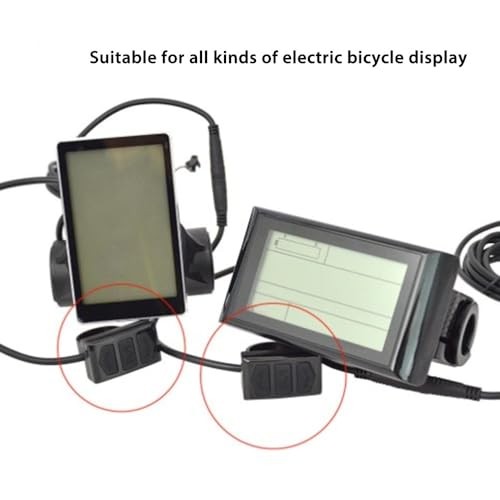 Electric Bike Display Switch LCD Grip Handlebar Control Button E-Bike