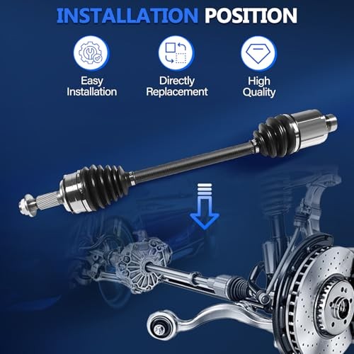 CV Axle Front RWD/4WD Replacement for Nissan Pathfinder Pickup D12 2.4L 3.3L