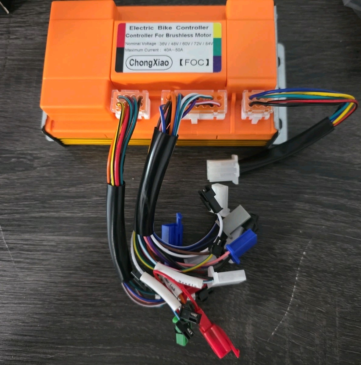 Electric Bicycle Brushless Controller 36V 48V 60V 72V 84V Max Current 40A~50A