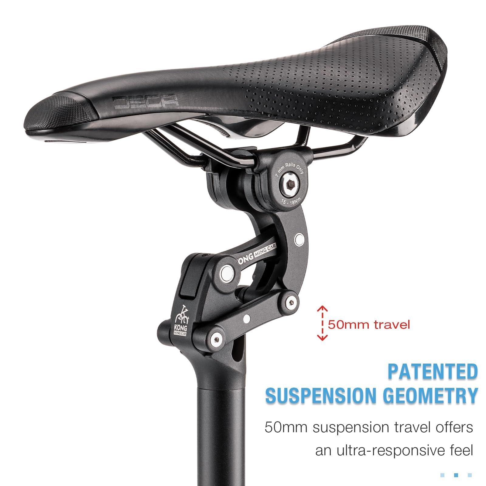 Suspension Seatpost 27.2/30.9/31.6 x 365mm – Parallelogram Suspension Seatpost…