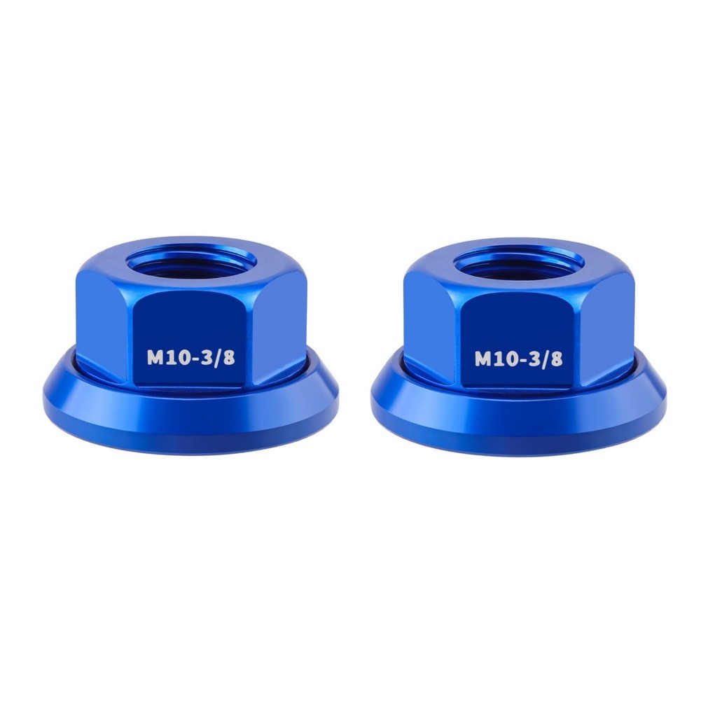 Bicycle Wheel Nuts Aluminum Alloy Nuts For Bike Assembly Lightweight And Strong