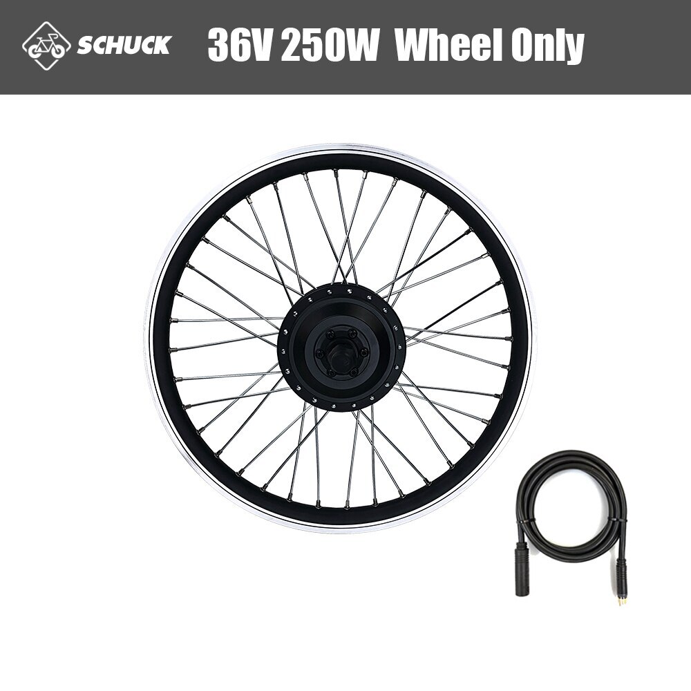 36V 48V 250W Ebike Rear Cassette Drive Hub Motor Wheel Waterproof Conversion Kit