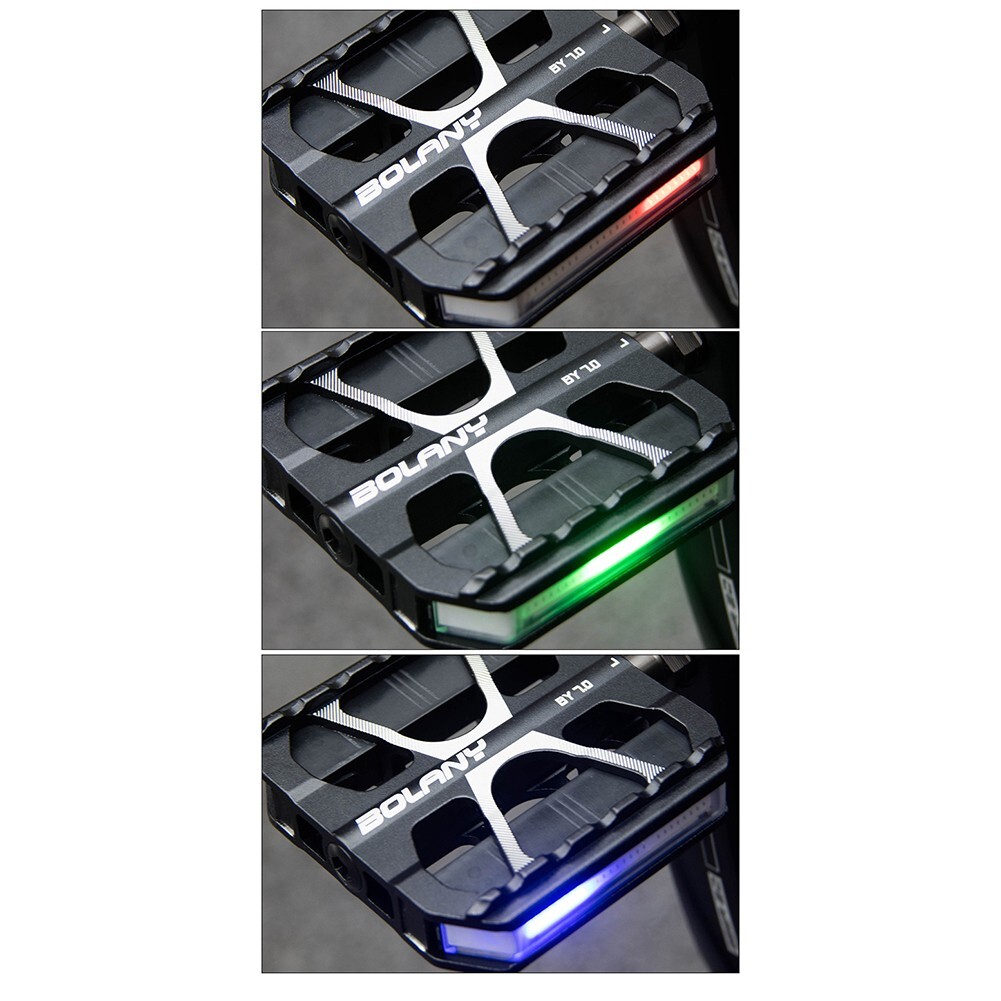 Bright And Eye Catching Type C Bearing Pedals For Night Cycling Useful