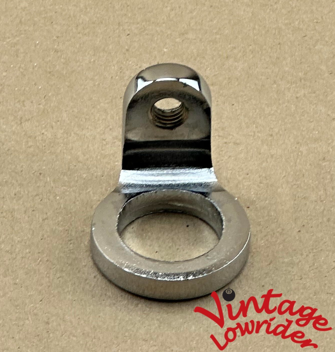 Vintage Lowrider Bicycle 90 Degree STEEL Ring For SLAMMER FORKS Chrome.
