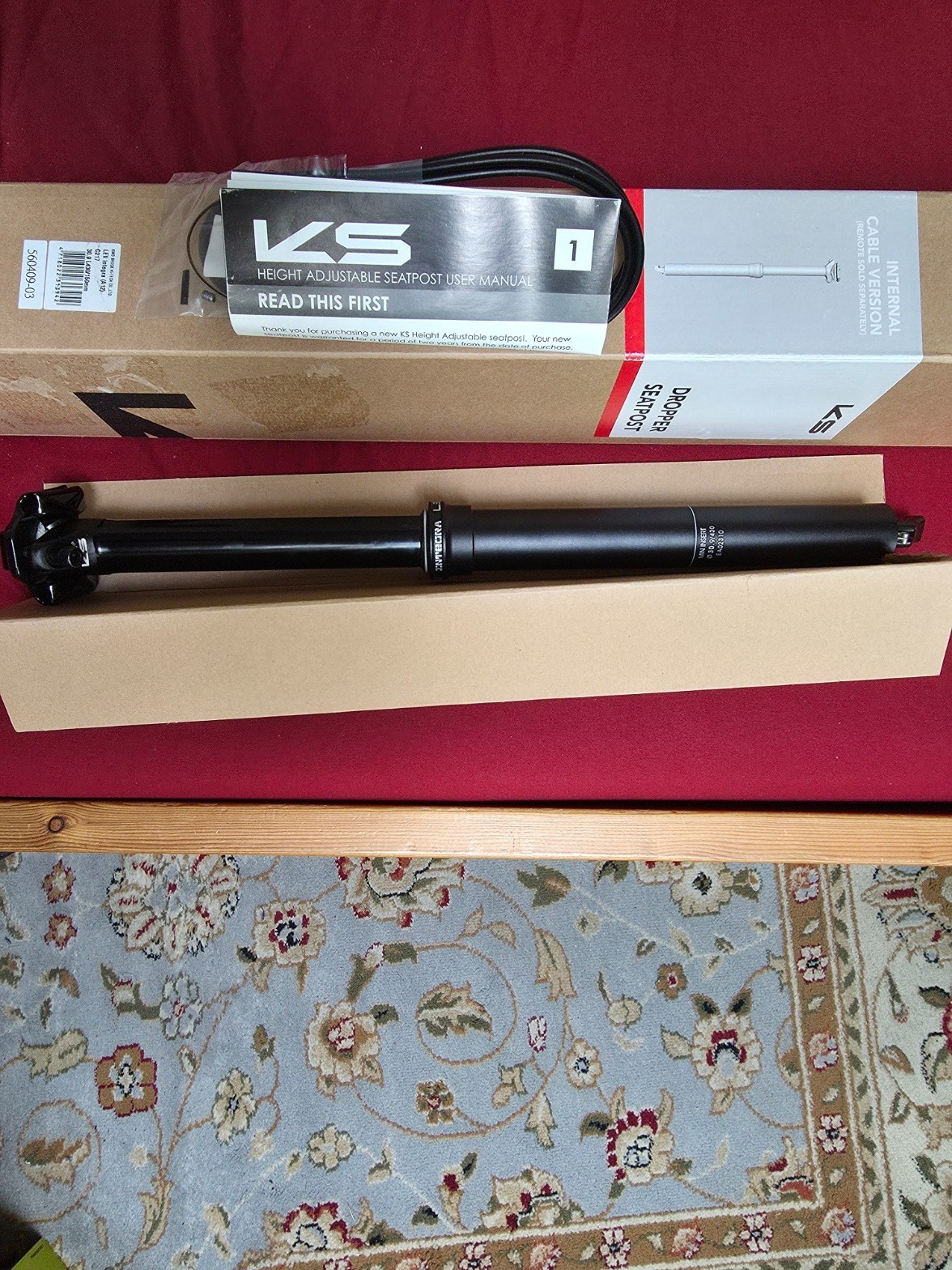 KS Dropper SeatPost – LEV INTEGRA 30.9 (430mm length/150mm travel) – New