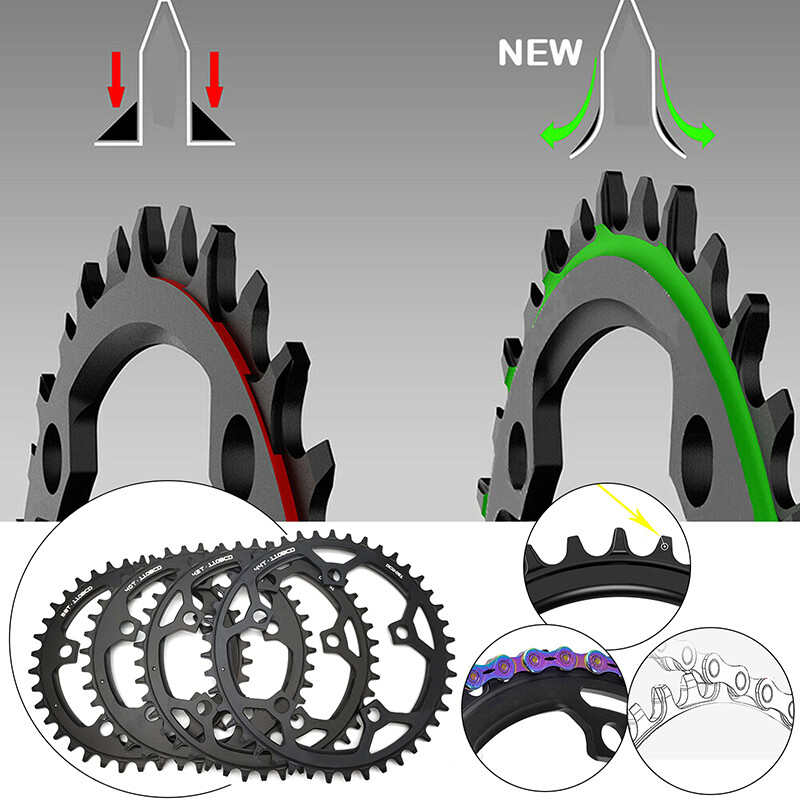 110 BCD 110BCD Road MTB Bike Narrow Wide Round Chainring 36T 42T 44T Chainwheel