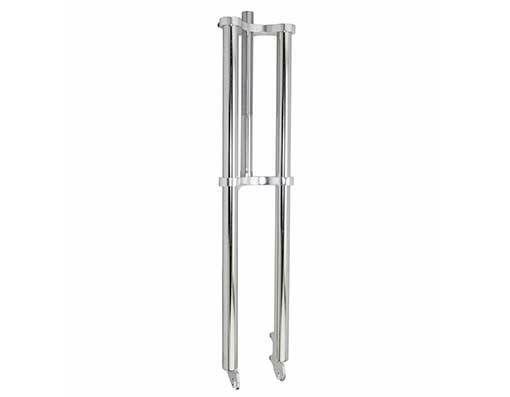 Chopper Bicycle Fork 1″ Threaded 30″ Long Disk Brake Mount Chrome.
