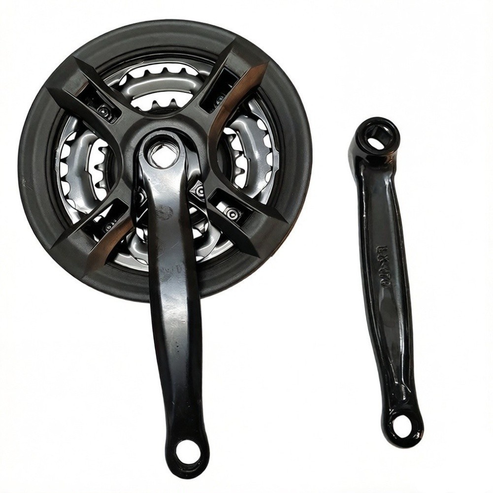 MTB Chainring Set 24 34 42 Teeth High Strength Carbon Steel 170mm Crank