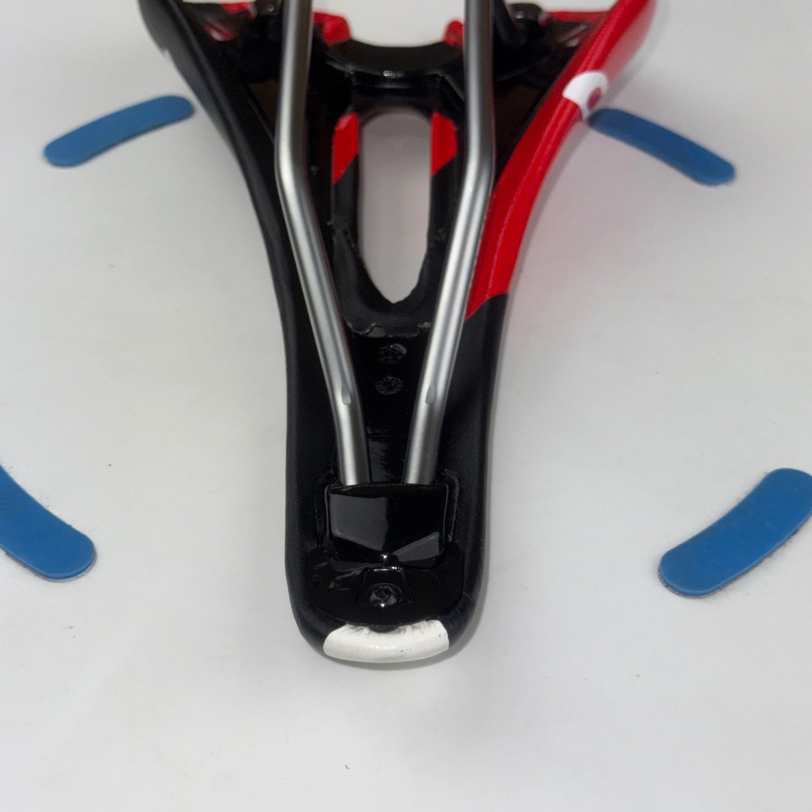 EC90 EVO Bicycle Saddle Red Black Cr-Mo Rails Ergonomic Road MTB Bike Seat