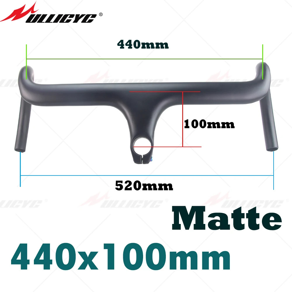 Carbon Bike Internal Wiring Integrated Drop Bar for 28.6mm Fork Tube with Spacer