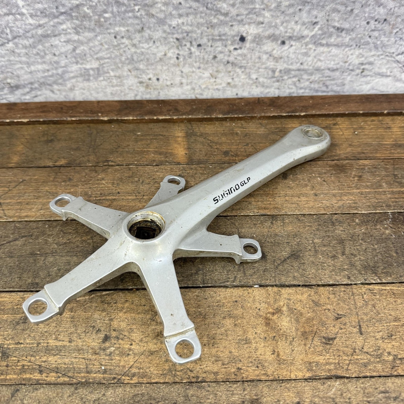 Vintage Sugino GLP Crank Arm RIGHT 175 Mm 144 BCD Square Taper Silver Japan