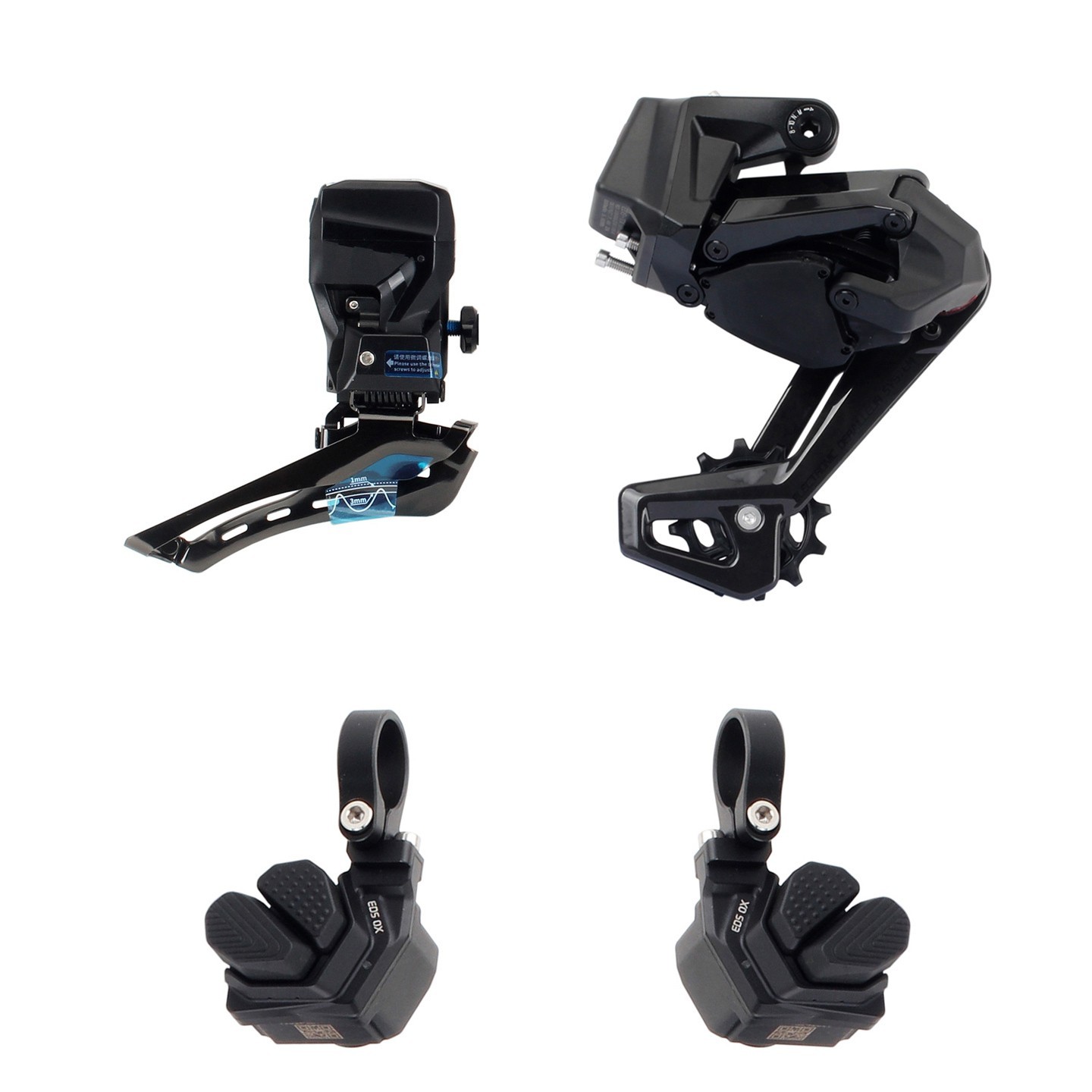 WHEELTOP EDS TXR Wireless Electronic Groupset | Flat Bar | OSPW | 2×3-14 Speed