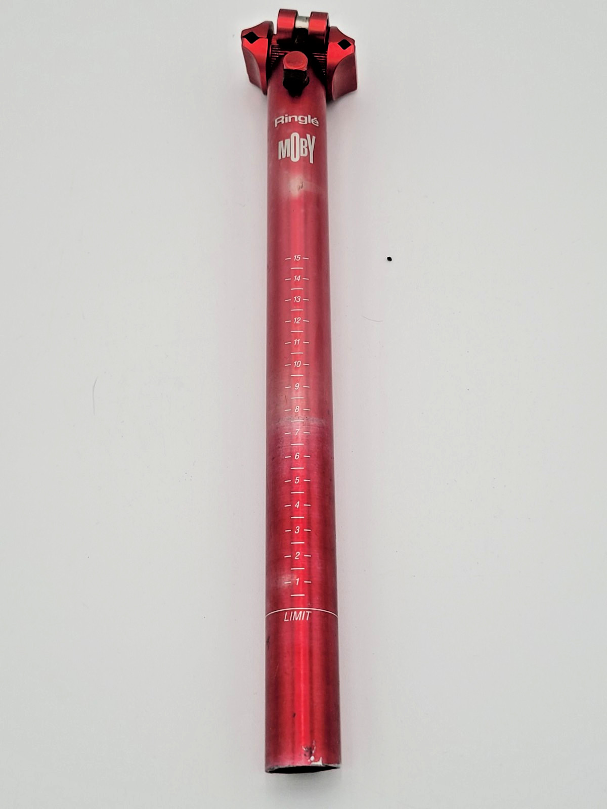 Vintage Ringle Moby Seatpost 27.2 Red Faded CUT