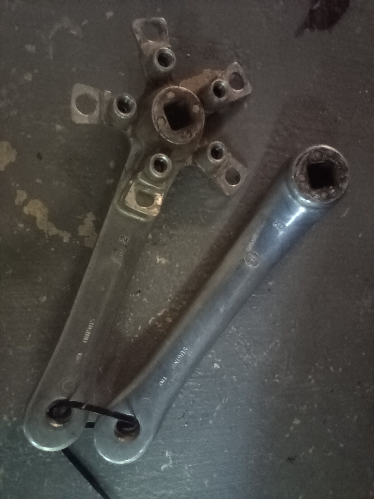 SUGINO AERO CRANKSET 170 MM ARMS 6, 7, OR 8 SPEED