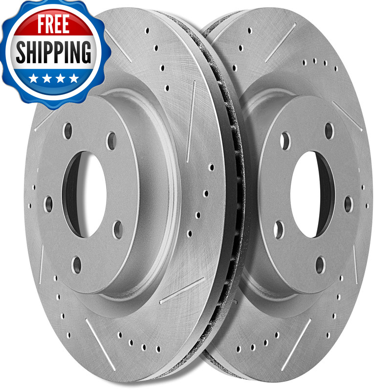 Scitoo Disc Brake Rotors Kits 31464 Front Vented Brake Rotors Fit For Nissan
