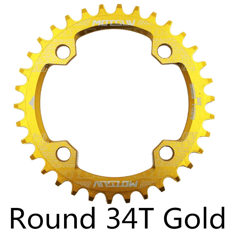 MTB Bicycle Round Narrow Wide Chainwheel 32T-38T 104BCD Circle Chainring