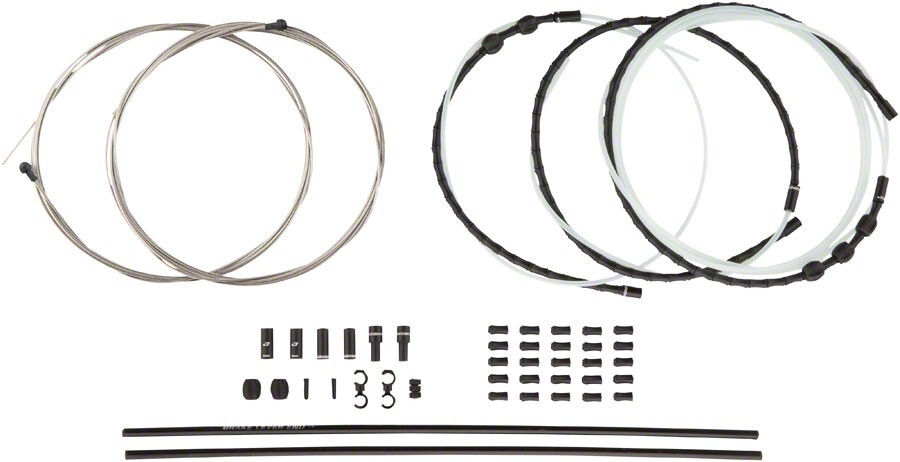 Jagwire Road Elite Link Brake Cable Kit SRAM/Shimano w/UltraSlick Uncoated Black