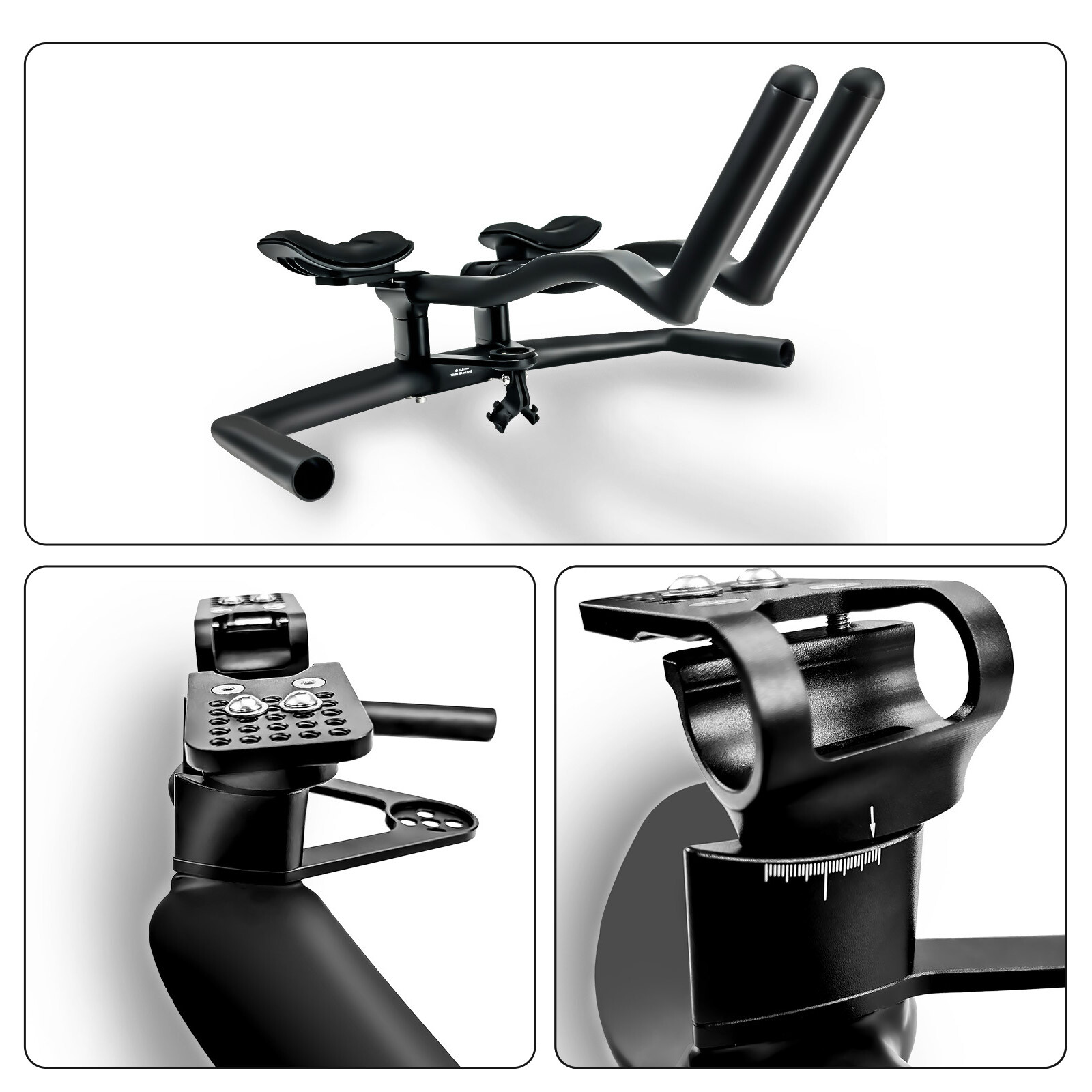 For BALUGOE Carbon Bicycle Rest TT Handlebar Bike Handle Time Trial Triathlon