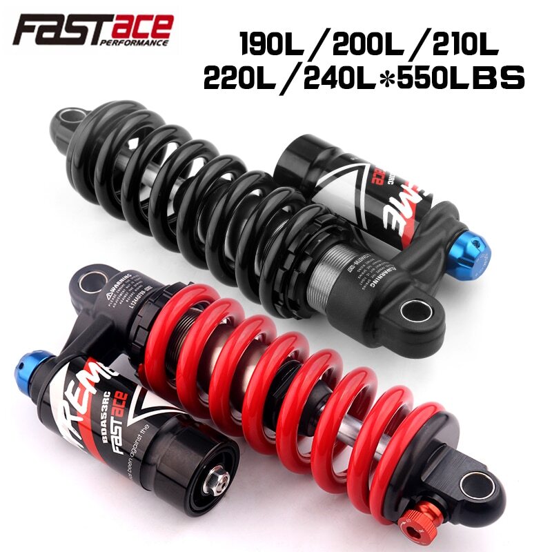 FASTACE BDA53RC MTB Bicycle Downhill DH Rear Shock 220mm 190mm 200/210/240mm