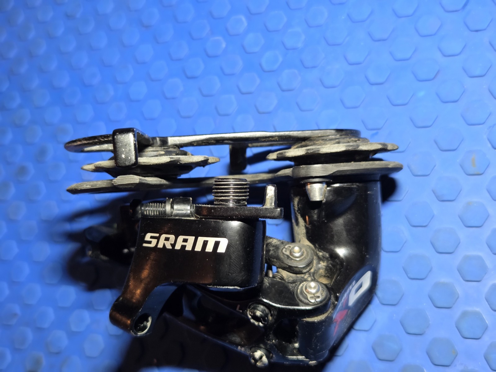 Sram X0 10 Speed Shifter And Carbon Short Cage Derailleur