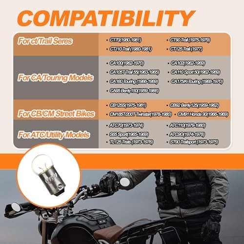 10 Pcs 6V 3W 6 Volt 3 Watt Motorcycle Speedo Speedometer Light Bulb | for Honda