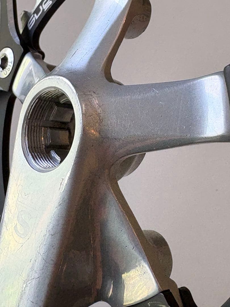 Sugino Cospaiir Crankset 48 34T 170mm Shimano BB 7700 Road Bike Crank Used