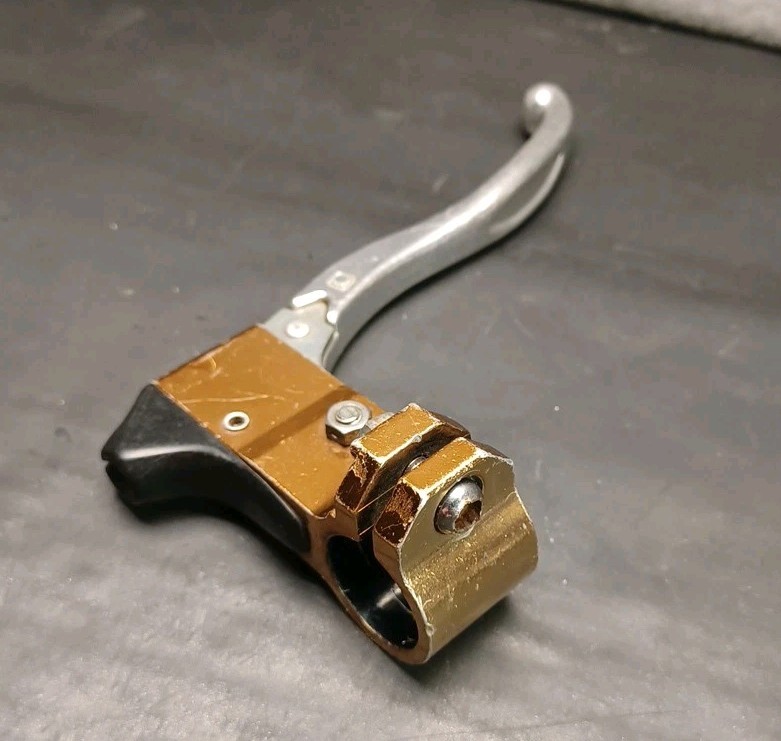 Dia-Compe 22.2mm B0385 Left Brake Lever Copper/Gold Old School BMX MTB 4 Finger
