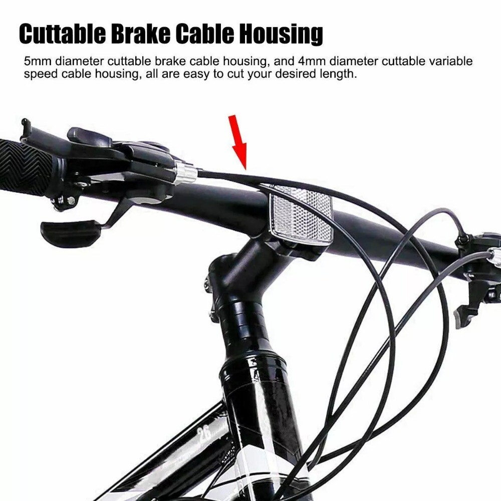 Bicycle Shift Derailleur Cable Kit For MTN Road Bike Mountain Bike Etc Universal