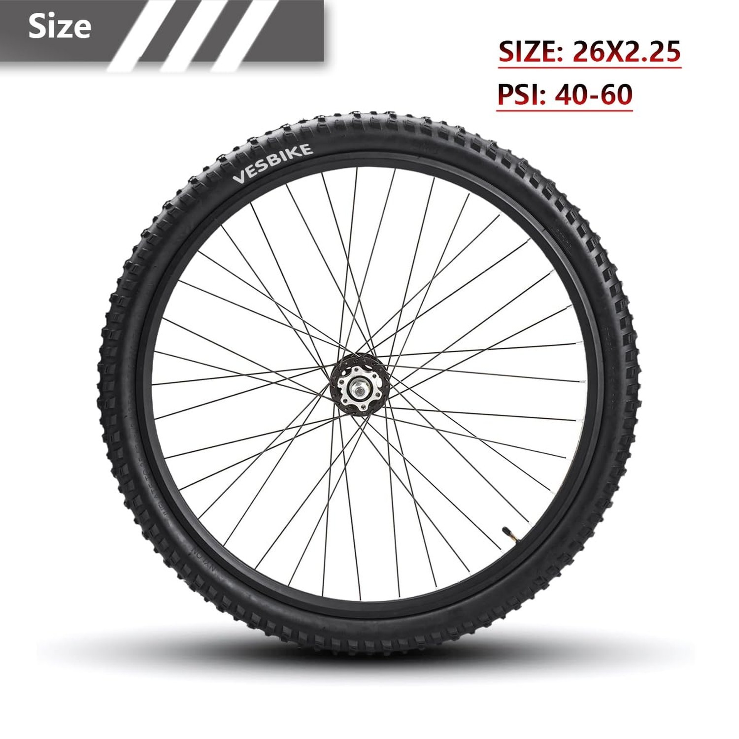 26/27.5/29×2.25 inch Bike Tires Pair Mountain Bike Tires Foldable Bicycle Tir…