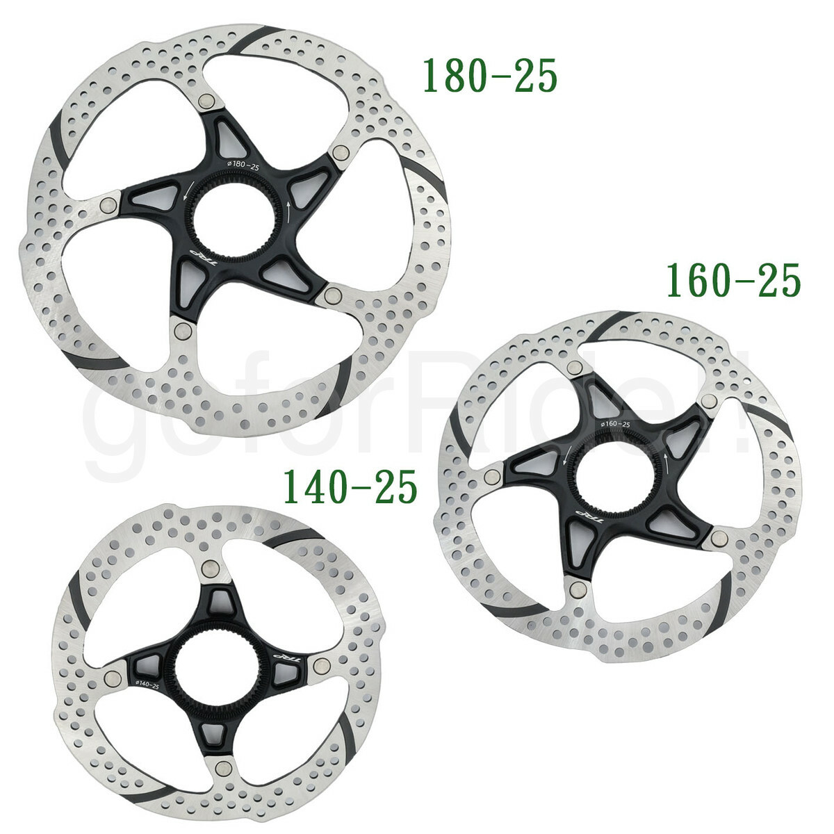 TRP TRP-25 140mm/160mm/180 Centerlock Bike Disc Brake Rotor Heat Dispersion