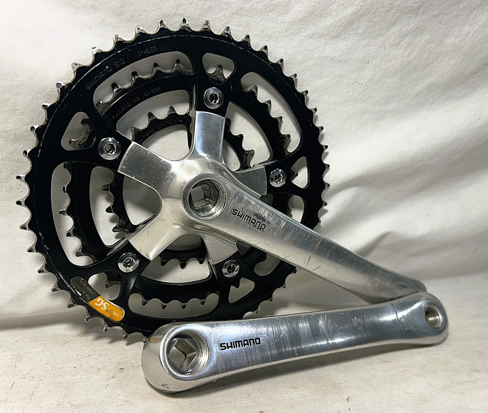 Vintage SHIMANO Deore XT FC-M730 triple crankset mountain bike mtb xtr race team