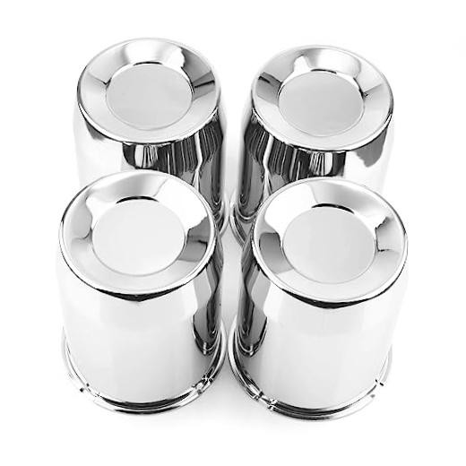 4PCS 5.15″ 130mm Push Through Center 5.15″ Center Hole, 6.42″ Height Chrome