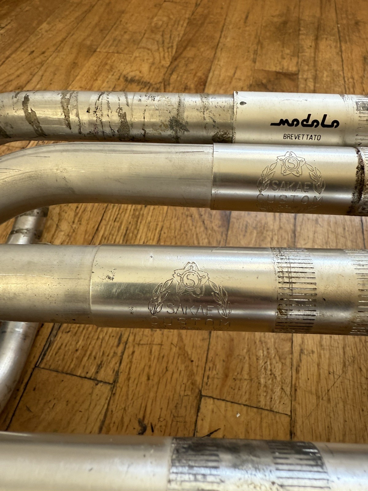 Vintage SR Sakae Drop Bar Handlebar Lot of 4 – 25.4mm Road Champion, GT, Modolo