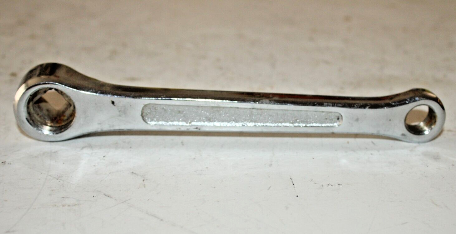 Vintage Crank Arm 165mm Left Non-Drive Touring Road Steel Silver Fast US Shipper