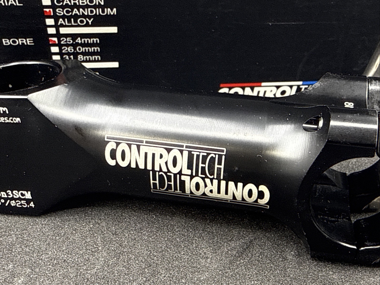NOS ControlTech SCANDIUM Newton3SCM 100mm 5° 1-1/8″ 25.4mm Alloy Stem