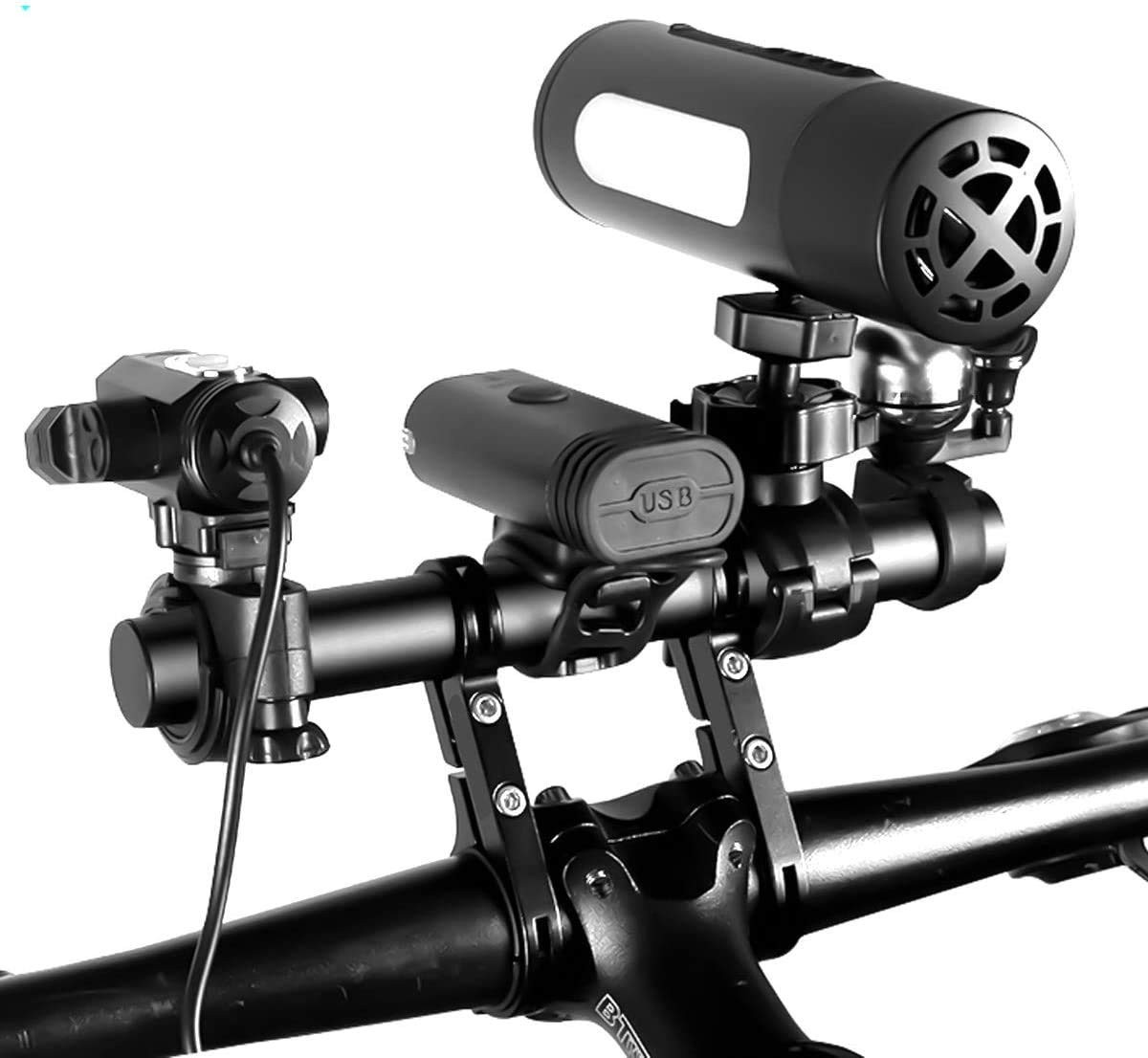 Bicycle Handlebar Extension, 20cm Multifunction Double Bike Handlebar Extende…