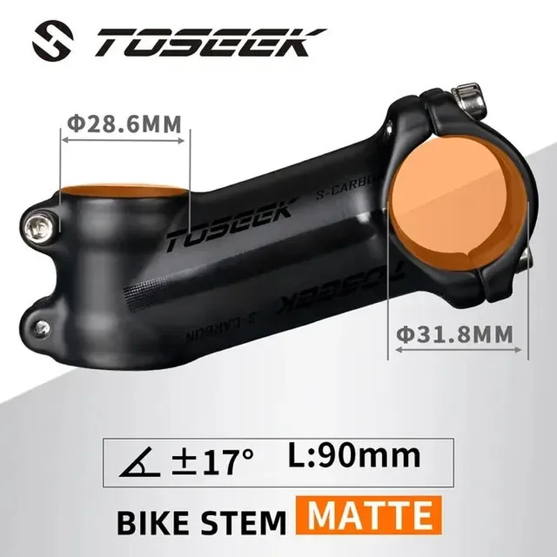 3D Forged Bike Stem 31.8mm 6° 7° 17° MTB Road Handlebar Stem 60-120mm