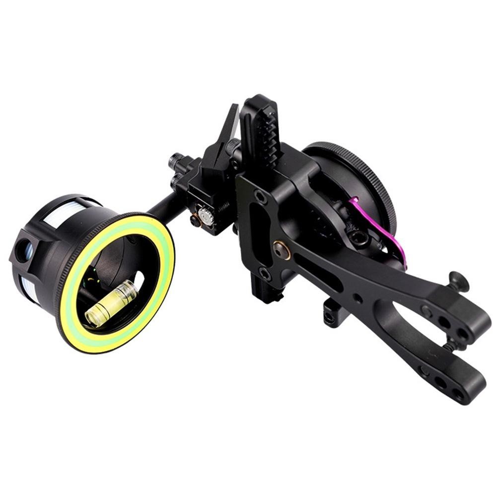 Bow Sight Pulley Sight Mechanical Quick Adjustment Fine Tune Horizontal